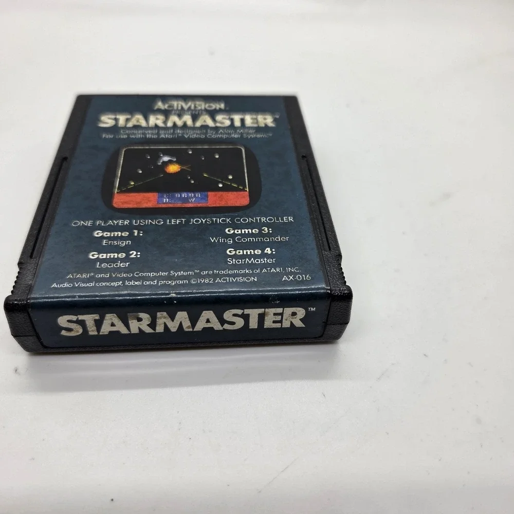 Starmaster Atari 2600 Activision Video Game Cartridge 1982 Authentic Tested